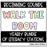 Beginning Sounds Literacy Station Bundle