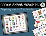 Beginning Sounds Matching Cookie Sheet and Magnet Letters 