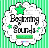Beginning Sounds Mini Book & Worksheets