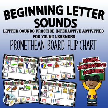 Preview of Beginning Sounds PROMETHEAN BOARD Flip Chart