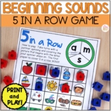 Phonemic Awareness Activities - Beginning Sound Worksheet Games