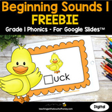 Beginning Sounds Phonics Activities | 1st Grade Phonics FREEBIE