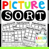 Beginning Sounds Picture Sort