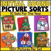 Beginning Sounds Picture Sorts Bundle | Letter Sound Recog