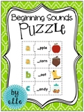 Beginning Sounds Puzzle
