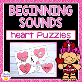 Beginning Sounds Puzzles (Hearts)
