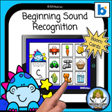 Beginning Sound Recognition A to Z Boom Cards