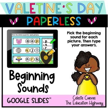 Preview of Beginning Sounds Review | Pick the initial sound