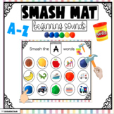 Beginning Sounds SMASH MATS A-Z - Literacy Play Dough Game