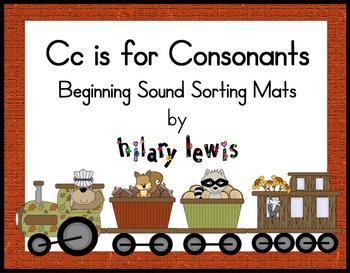 Preview of Beginning Sounds Sorting Mats