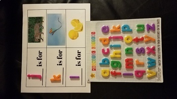 magnetic letters target