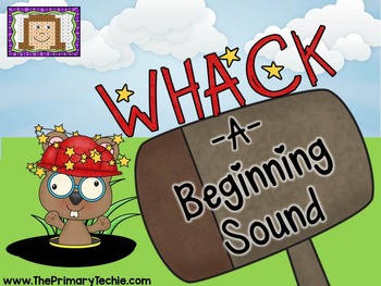 Preview of Beginning Sounds Whack-A-Mole