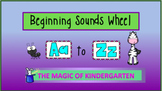 Beginning Sounds Wheel~Interactive White Board or Computer