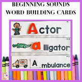 Beginning Sounds Word Building Cards