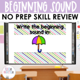 Beginning Sounds Word Work Activity | Morning Work | Readi