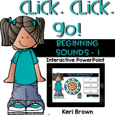 Beginning Sounds Word Work Digital Center - Click Click Go!