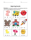 beginning sounds worksheets teachers pay teachers