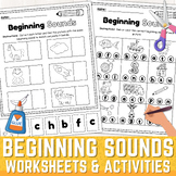 Beginning Sounds Worksheets | Beginning Letter Sounds Acti