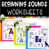 Beginning Sounds Worksheets Coloring Pages Letter Sounds