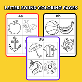 Beginning Sounds Worksheets - Letter Sound Coloring Pages