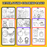 Beginning Sounds Worksheets - Letter Sound Coloring Pages 