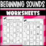 Beginning Sounds Worksheets: Letters of the Alphabet