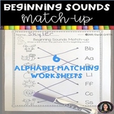 Beginning Sounds Worksheets - Sound and picture matching
