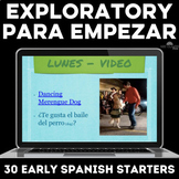 Beginning Spanish Bell Ringers Exploratory Spanish Para Em