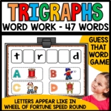 Beginning Trigraphs Word Work Game | Digital Word Work Ear