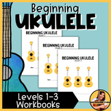 Beginning Ukulele Workbooks - Levels 1-3 - Ukulele Music L