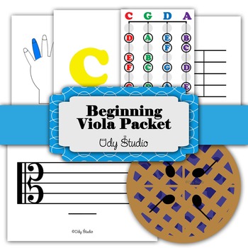 Preview of Beginning Viola Packet