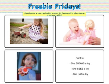 Preview of Beginning Vocabulary For Theory Of Mind & Perspective Taking - Freebie!