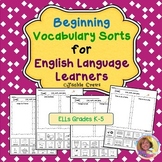 Vocabulary Sorts for English Language Learners