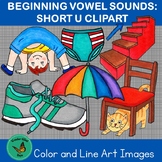 Beginning Vowel Sounds Short U: Hand-drawn Letter U Clipart