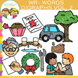 Digraphs Clip Art: Beginning WR Words Clip Art {Volume TWO}