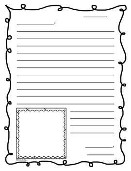 pen pal templates for beginning writers by 2livnlearn tpt