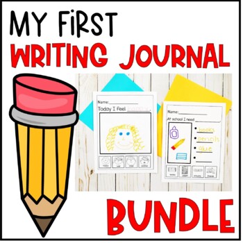 Primary Journal Bundle: Writing Journal, Gratitude Journal and