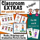 Beginning and End of Year Keepsakes for Kindergarten and P