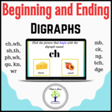 Beginning and Ending Digraphs for Distance Learning Boom Cards