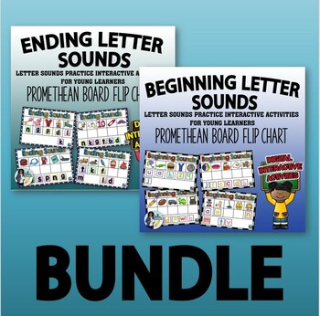 Preview of Beginning and Ending Sounds Flip Chart Bundle