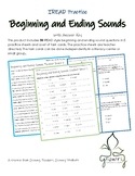 Beginning and Ending Sounds IREAD Practice 3rd Grade