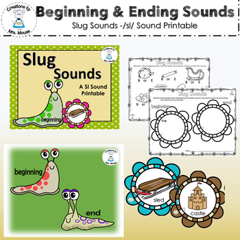 Preview of Beginning and Ending Sounds  - Slug Sounds - Blend SL