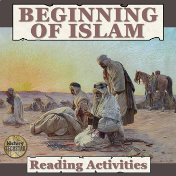 Preview of Beginning of Islam Reading Activities