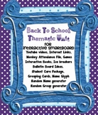 Beginning of  School Year First Day Activities - Back to S