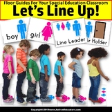 Beginning of School Year LINE UP FLOOR GUIDES Boy/Girl for