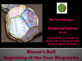 Back to School Bloom Ball Autobiography Project