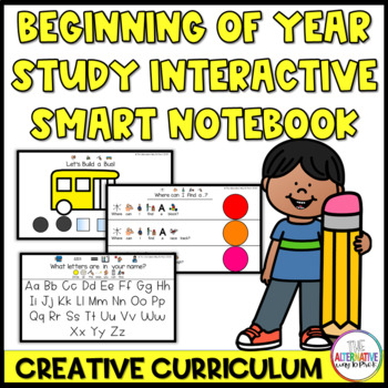 Preview of Beginning of Year  Digital Smart Notebook