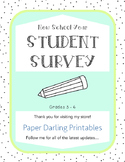 Beginning of Year Student Survey