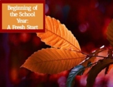 Beginning of the School Year: A Fresh Start (Google Slide Deck)