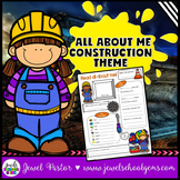 All About Me Construction Theme